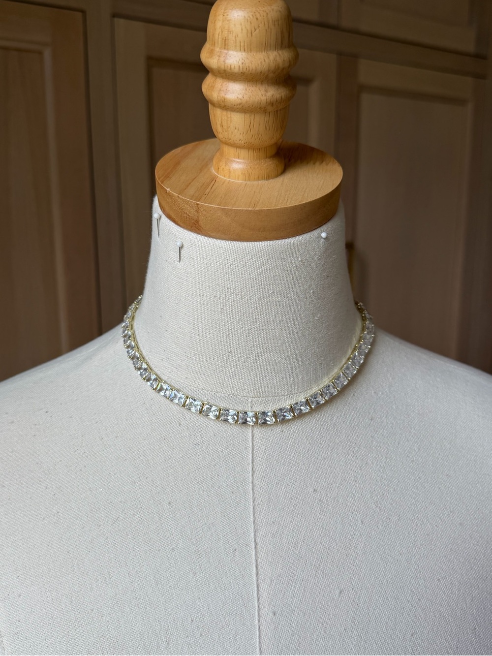 MELINDA is MARIA | Grand Slam Tennis 16” Necklace - Gold